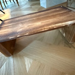 木製踏み台　花台の画像