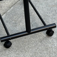 A635◇ニトリ◇昇降テーブル◇ライズ DBR◇キャスター付◇高さ調整の画像