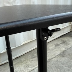 A635◇ニトリ◇昇降テーブル◇ライズ DBR◇キャスター付◇高さ調整の画像