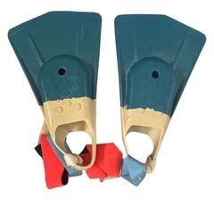 ボディボードフィンとブーツセットの画像