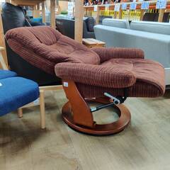 【愛品倶楽部柏店】NITORI ニトリ パーソナルチェア オットマン付き 1人掛けの画像