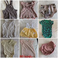 女の子夏服　サイズ68　まとめ売りの画像