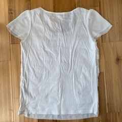 MICHEL KLEIN（ミッシェルクラン）フリル付きブラウスの画像