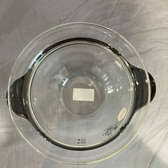 ガラスのレンジおかす鍋　耐熱ガラス製　食器洗い乾燥機OKの画像