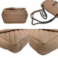 サンローラン SAINT LAURENT ショルダーバッグ YSL クラシックスモールサッチェルショルダーバッグ チェーンショルダー 2way 428125 ベージュの画像