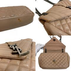 サンローラン SAINT LAURENT ショルダーバッグ YSL クラシックスモールサッチェルショルダーバッグ チェーンショルダー 2way 428125 ベージュの画像