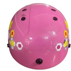 BRIDGESTONE　子ども用ピンク花柄ヘルメットの画像