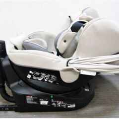 AILEBEBE チャイルドシート　クルット5i　グランス　BF922　動作良好　グラングレージュ　新生児対応　日よけ付き　エールベベ　186ZSの画像