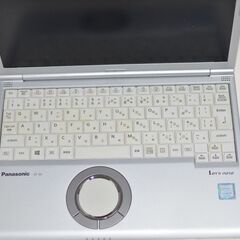 中古軽量ノートパソコン Panasonic CF-SV7J87VC core i7-8550U 爆速SSD256GB メモリー8GB 12.1インチ 無線内蔵 WEBカメラ DVDマルチ Win11の画像