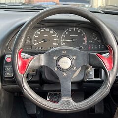 ローンは毎月12,400円～日産　180SX　タイプＸ　純正５速マニュアル　ＳＲ２０ターボ　ＭＯＭＯステ　ＧＲｅｄｄｙラジエター　７点式ロールバー　Ｎ１ｓｐｅｅｄシート　Ｆ２ポッドＲ２ポッドキャリパー　ａｕｔｏｌｏｏｋＭ’ｓＦＢＣ　ＳＡＲＤキャタライザーの画像