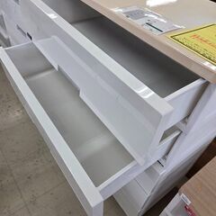 J8646 【リユースのサカイ柏店】 NITORI ニトリ フィッツプレミアム 5段プラチェスト 幅75cm 5段　WH2 FP7505 クリーニング済み　参考価格23,990円の画像