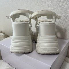 GRL ダブルベルト厚底スポーツサンダル【zr 1146】 23.5cmの画像