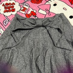 リボンフレアミニスカートの画像