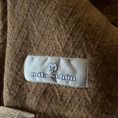 ミラショーンのキャメルの毛布未使用の画像