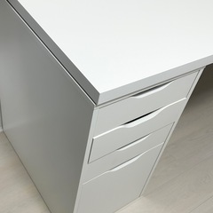 IKEA アレクス 引き出しユニット ホワイト ②　吹田市引取限定の画像