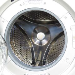 北海道 千歳市/恵庭市 近郊配送 シャープ ドラム式洗濯機 ES-S7J-WL/2024年製 洗濯：7Kg/乾燥3.5Kg 左開き 店頭でのお受渡し大歓迎の画像