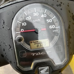 セル1発始動‼️低走行8,400km⭐️現行モデル‼️タクト AF79型 ホンダ⭐️原付　スクーター　50ccの画像