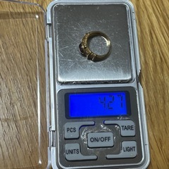 k18トルマリンダイヤリングの画像