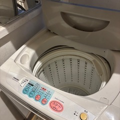 お話し中 洗濯機と乾燥機のセット　無料　190x55x60cmの画像