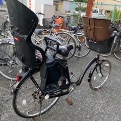 【店頭販売】子供乗せ自転車 22インチ26インチ 幼児2人同乗基準適合車【管理7305
】の画像