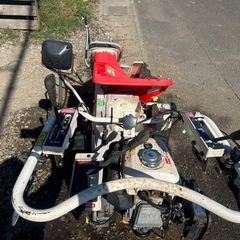 ヤンマー 1条刈り　バインダー　自動紐通し　3.8馬力 刈幅 約300mm ワンタッチスルー　刈取 稲刈り 掛け干し 結束 田んぼ 稲作 ガソリン 宮崎 簡易始動動画ありの画像