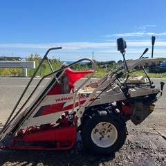 ヤンマー 1条刈り　バインダー　自動紐通し　3.8馬力 刈幅 約300mm ワンタッチスルー　刈取 稲刈り 掛け干し 結束 田んぼ 稲作 ガソリン 宮崎 簡易始動動画ありの画像