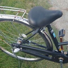 『✨重厚感ある✨しっかりした✨中古自転車』ママチャリ自転車27インチ 変速/鍵/オートライト/籠付き身長155センチからの画像