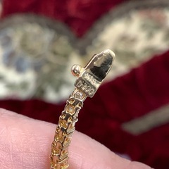 K18 テニスブレスレット　2ct 8g 約17.3cmの画像