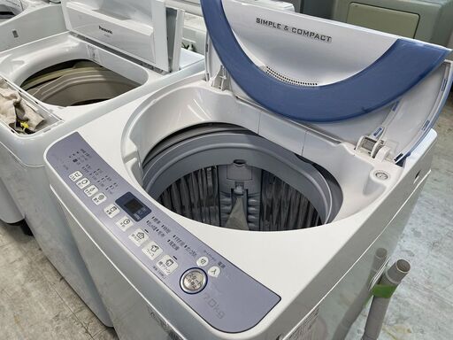 洗濯機の分解クリーニング行っています！配送設置込み①　シャープ7.0K洗濯機　2017年製　分解クリーニング済み！！