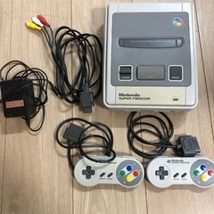 スーパーファミコン本体とソフトセットの画像