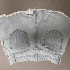 【美品】デニムショートパンツ👖フリンジ＆刺繍入り✨の画像