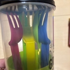 プラ製　カトラリーセットの画像