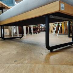 【愛品倶楽部柏店】関家具 NOWHERE LIKE HOME アイアン脚ベンチソファ SUKの画像