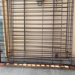 犬のケージ もらってください。まだ使えます。の画像