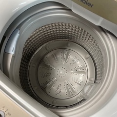Haier 5.5kg洗濯機 JW-C55D 2021年製 中古の画像