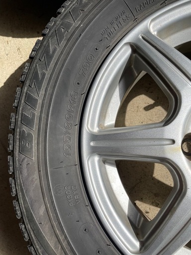 13インチ　アルミホイール155/80R13　
