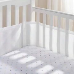 ベビーベッド　メッシュガードの画像