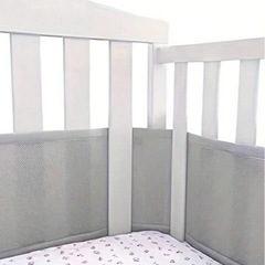 ベビーベッド　メッシュガードの画像