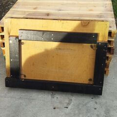 ※引き取り限定　木パレ　木製パレット6枚セット　小さめなサービスパレット付き　1100×800の画像