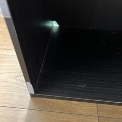 カラーボックス　黒　3段の画像