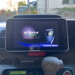 NBOX 車検ほぼ２年 NBOX専用ALPINE8インチ ETC付の画像