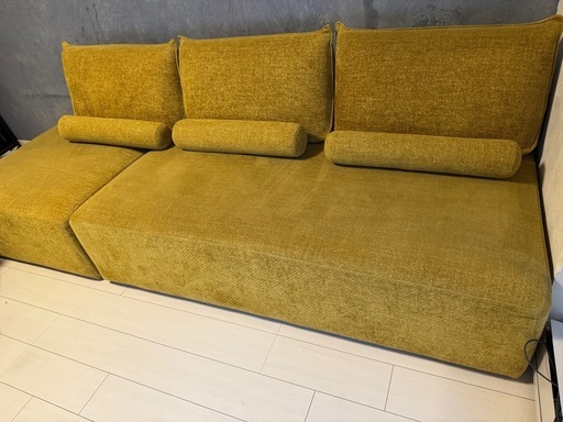 美品　ノーチェ　ソファ SHIFT ロールクッション付き　背もたれ移動　NOCE 定価約14万円