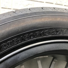 ホイールタイヤ　18インチ　235/50の画像