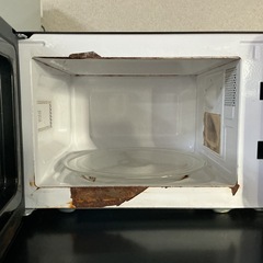 電子レンジ✨YAMAZEN山善2020年製MW-Y177(B)サビ・汚れあり💦黒の画像