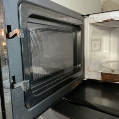 電子レンジ✨YAMAZEN山善2020年製MW-Y177(B)サビ・汚れあり💦黒の画像