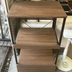 【リサイクルショップどりーむ天保山店】No.4679 レンジ台 キッチン家具の画像