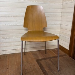 廃盤モデル　IKEA VILMAR ナチュラル　チェア 椅子　プライウッドの画像