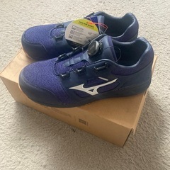 Mizuno BOA 27.0cm ネイビー安全靴の画像