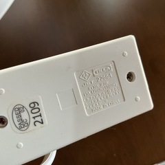 延長コード🔌IKEA2020年製E1306-JP3W3口15A/125VAC(1500W)コンセントタップ白の画像