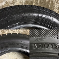 C-8 タイヤ 中古 GOOD YEAR STUDLESS ICE NAVI 7 175/60R16 23年製の画像